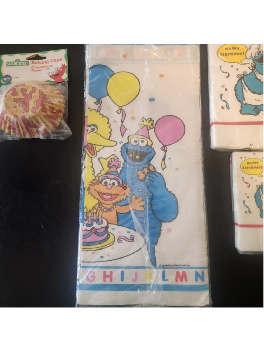 Vintage Sesame Street Birthday Party Supplies Lot – NOS